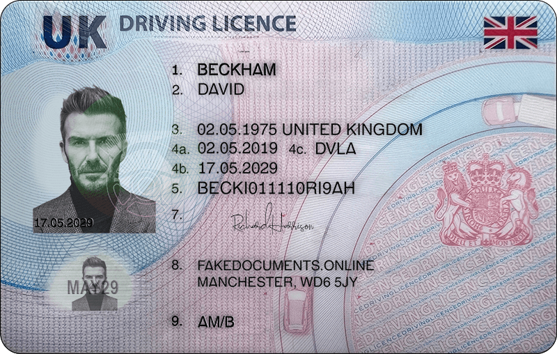 UK Driver License (United Kingdom driving license) Fake Documents Online