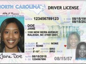north carolina fake driving license
